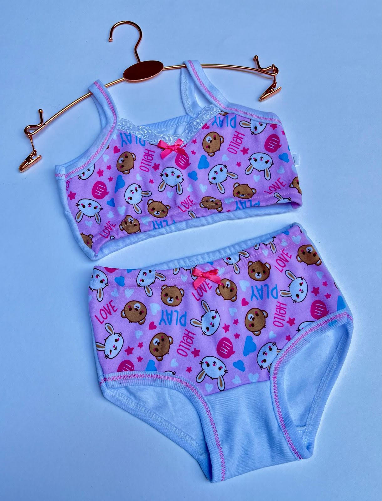 COORDINADO DE ALGODON PARA NIÑA.