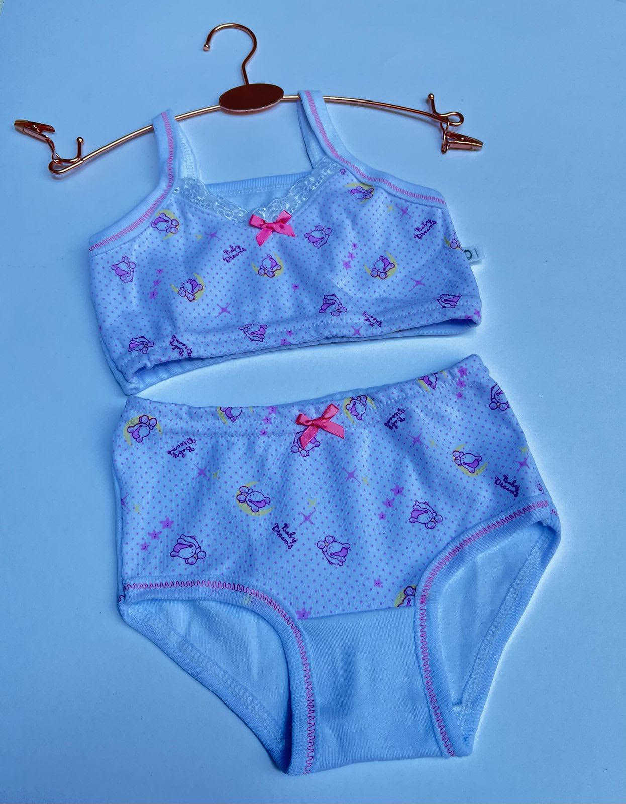 COORDINADO DE ALGODON PARA NIÑA.