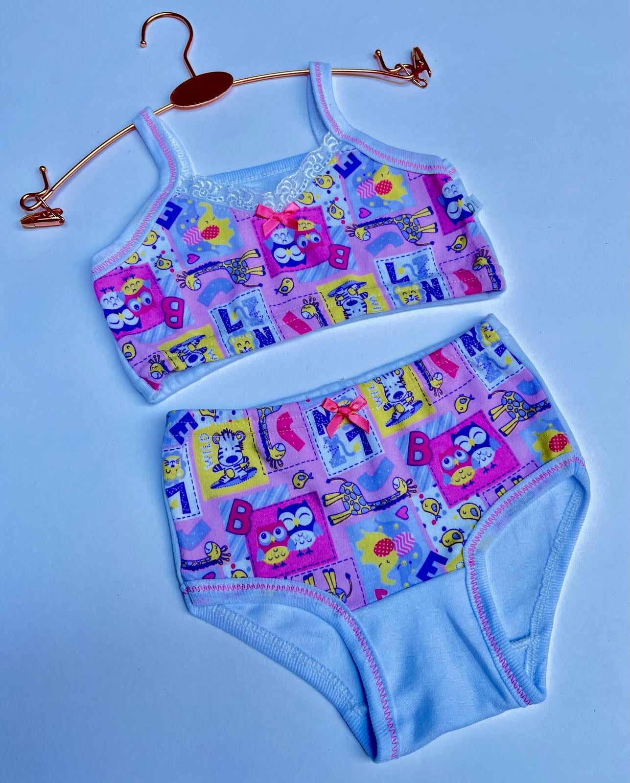 COORDINADO DE ALGODON PARA NIÑA.