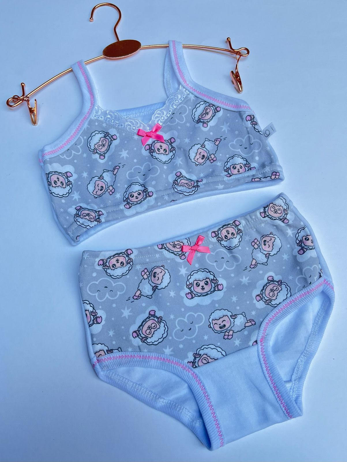 COORDINADO DE ALGODON PARA NIÑA.