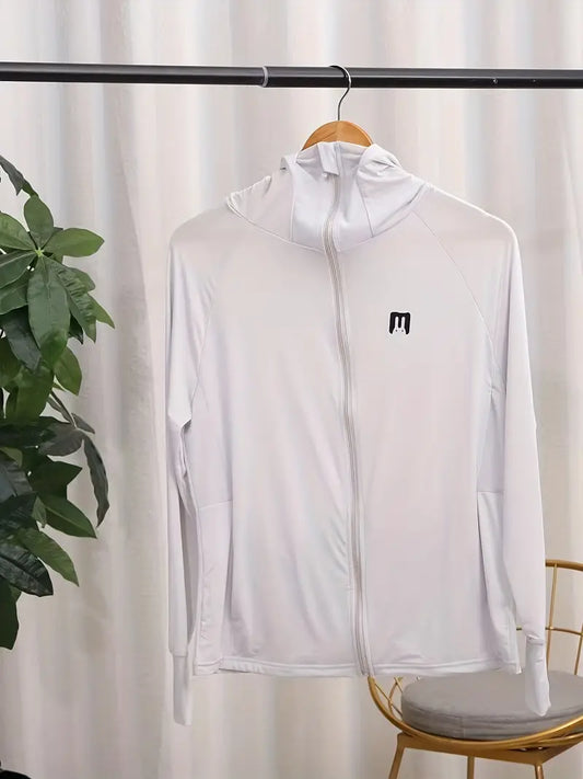 SUÉTER PROTECCIÓN SOLAR DEPORTIVA COLOR BLANCO